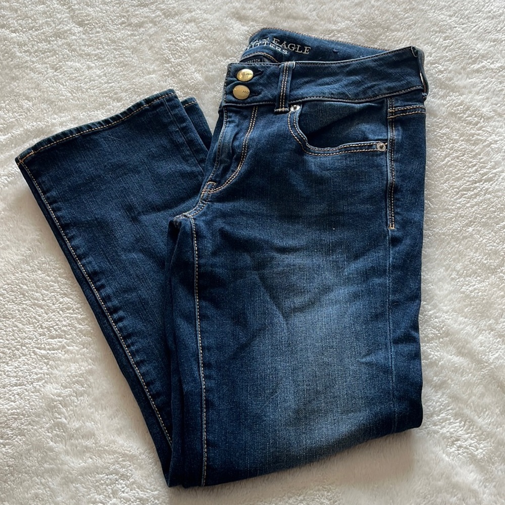 Womens American Eagle Stretch crop pants size 4 regular